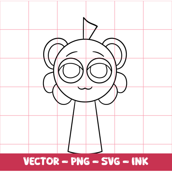 Lilly Sprunki Vector Sprunki SVG, Sprunki Berry Light Pink, Sprunki SVG,Ink,PNG, | Inspire ...