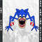 Shin Sonic SVG PNG Ink Coloring Pages Printable Digital Vector File 0