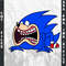 Shin Sonic SVG PNG Ink Coloring Pages Printable Digital Vector File 0