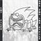 Shin Sonic SVG PNG Ink Coloring Pages Printable Digital Vector File 1