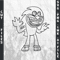 Shin Sonic SVG PNG Ink Coloring Pages Printable Digital Vector Cut File 1