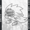 Shin Sonic SVG PNG Ink Coloring Pages Printable Digital Vector Cut File SVG 1