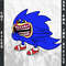 Shin Sonic SVG PNG Ink Coloring Pages Printable Digital Vector Cut File SVG 0