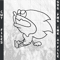 Shin Sonic SVG PNG Ink Coloring Pages Printable Digital Vector Cut File SVG 1