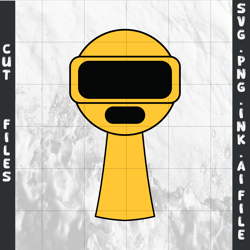 sprunki increedibox garnold svg, png, ink ,garnold coloring pages printable, digital vector cut file, svg.