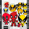 Deadpool And Wolverine SVG PNG Ink Coloring Pages Digital Vector Deadpool And Wolverine 0
