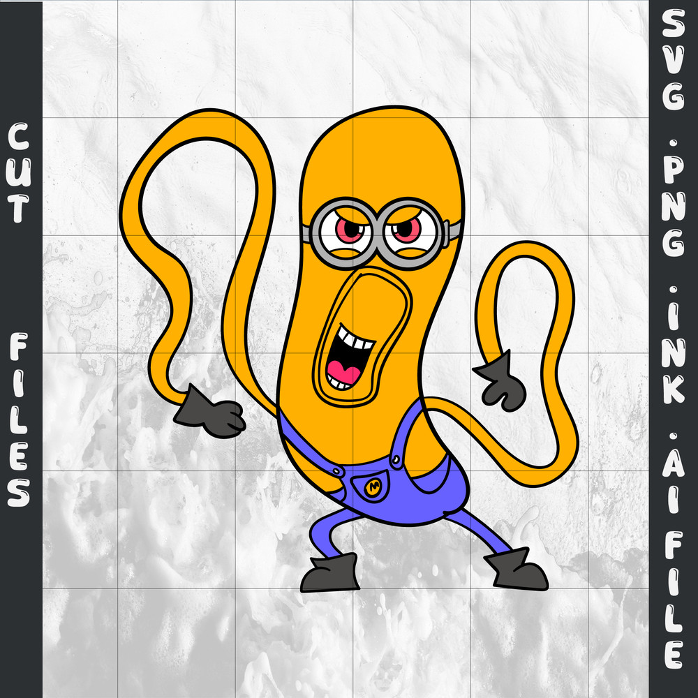 Mega Minion Gus SVG Minion Jerry PNG Tim From Despicable Me 4Minion DaveMinion MelInsatant Dwonload 1