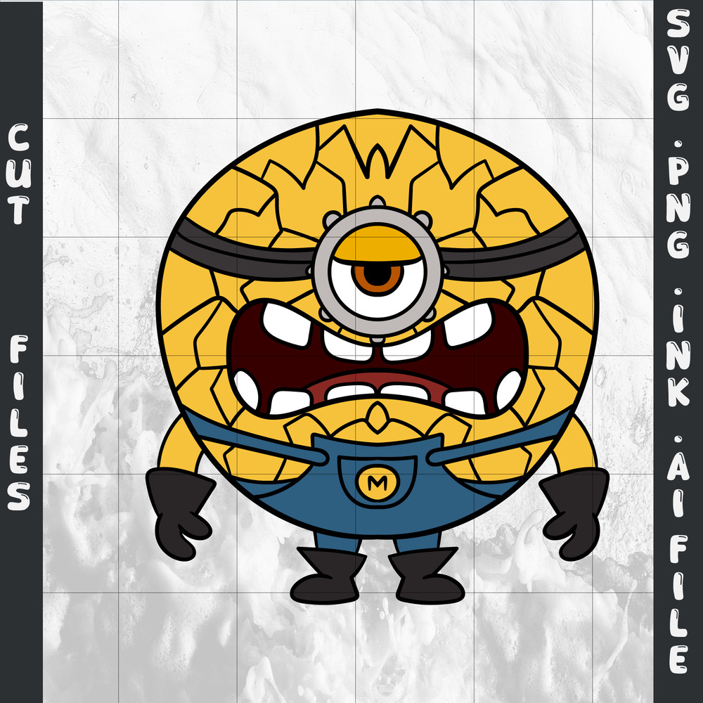 Mega Minion Gus SVG Minion Jerry PNG Tim From Despicable Me 4Minion DaveMinion MelInsatant Dwonload 3