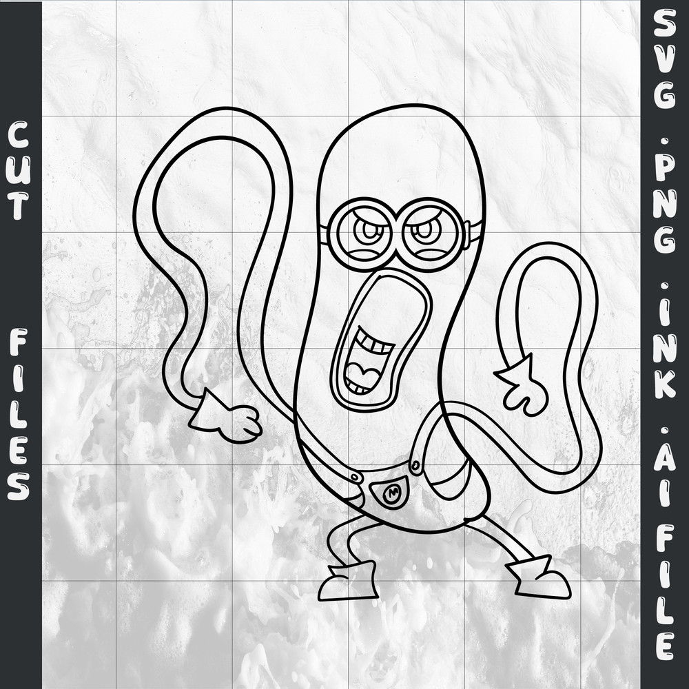 Mega Minion Gus SVG Minion Jerry PNG Tim From Despicable Me 4Minion DaveMinion MelInsatant Dwonload 4