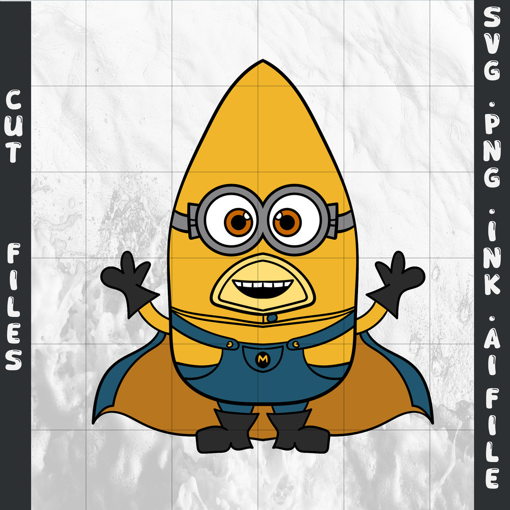 Mega Minion Gus SVG Minion Jerry PNG Tim From Despicable Me 4Minion DaveMinion MelInsatant Dwonload 11
