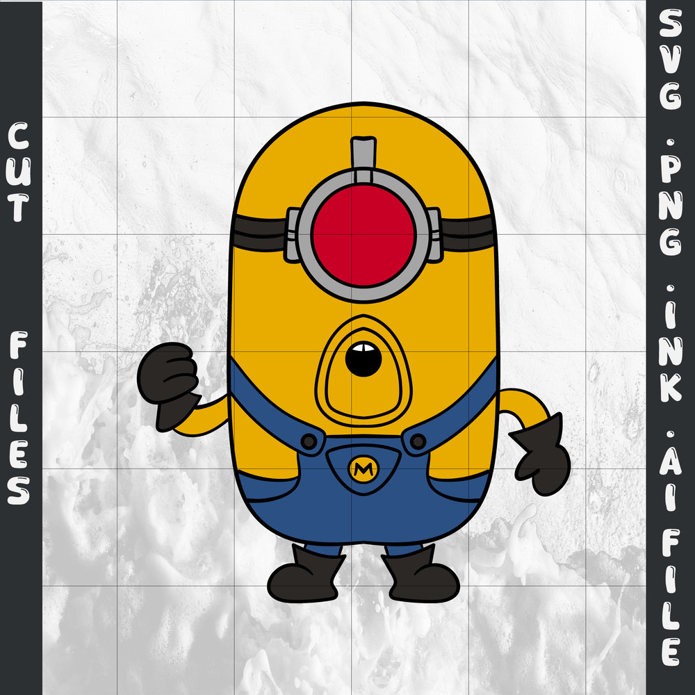 Mega Minion Gus SVG Minion Jerry PNG Tim From Despicable Me 4Minion DaveMinion MelInsatant Dwonload 8