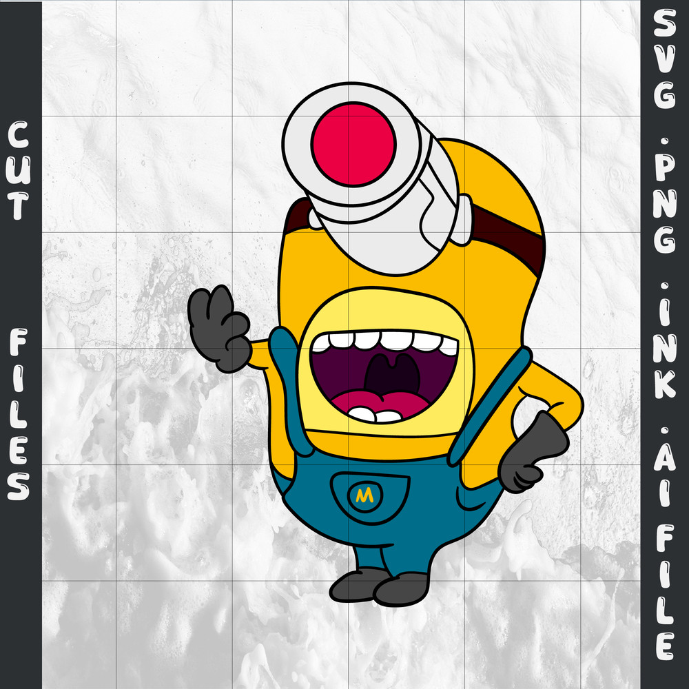 Mega Minion Gus SVG Minion Jerry PNG Tim From Despicable Me 4Minion DaveMinion MelSVGPNGINK 6