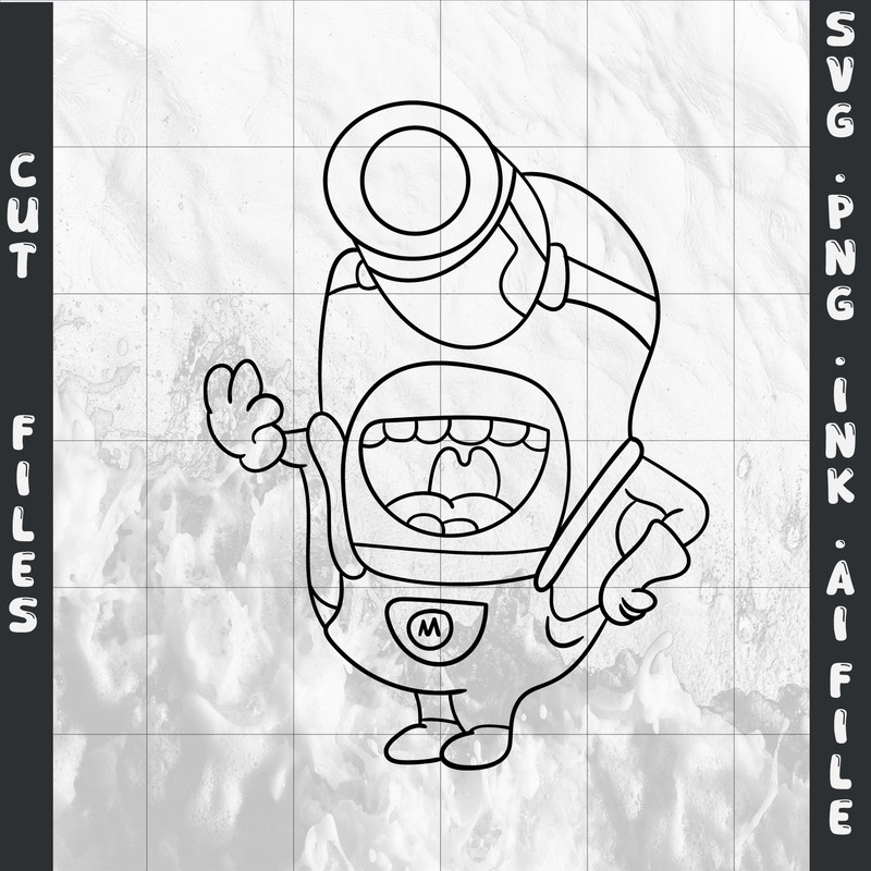 Mega Minion Gus SVG Minion Jerry PNG Tim From Despicable Me 4Minion DaveMinion MelSVGPNGINK 7