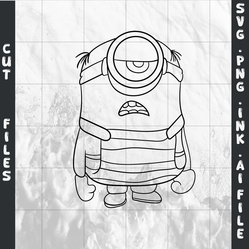 Mega Minion Minion Jerry PNG Tim From Despicable Me 4Minion DaveMinion MelStuartSVGPNGINK 12