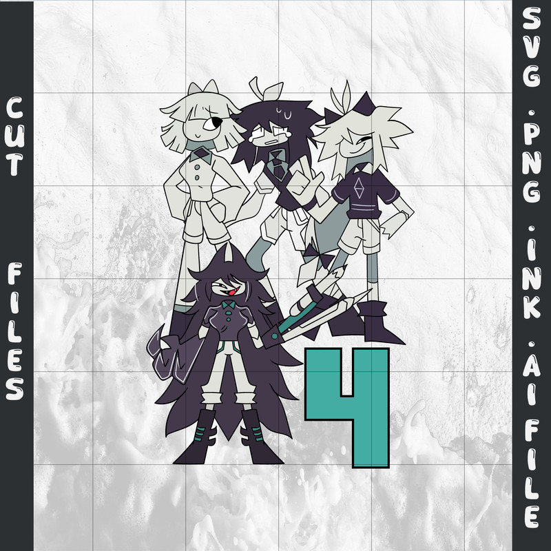 Customizable Miss Circle TShirt SVG PrintableAbbie Png Claire PNGTshirt For 4th Birthday SVGPNGINkP 0