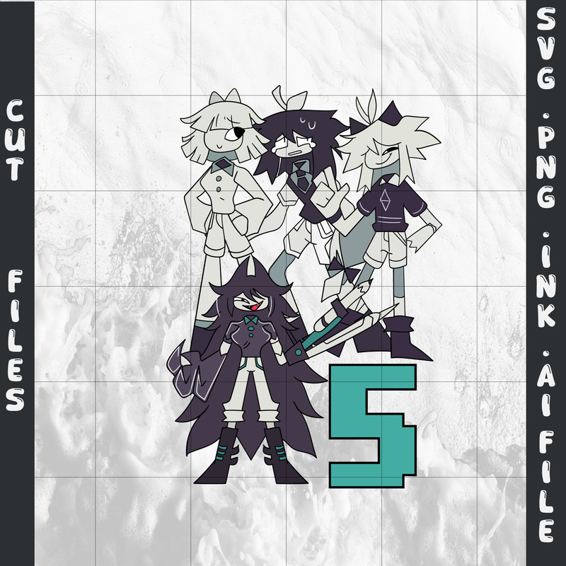 Customizable Miss Circle TShirt SVG PrintableAbbie Png Claire PNGTshirt For 5th Birthday SVGPNGINkP 0