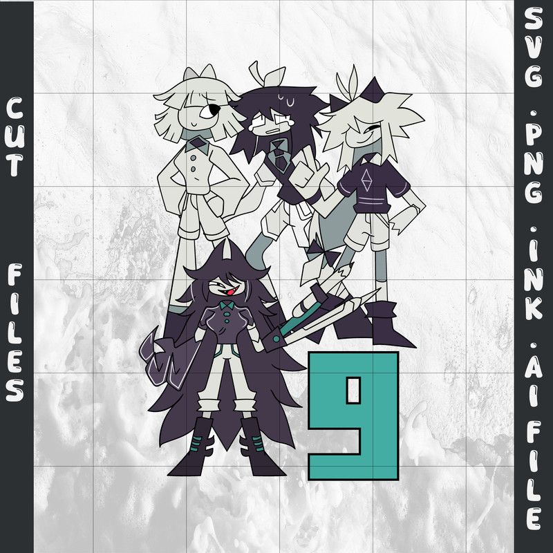 Customizable Miss Circle TShirt SVG PrintableAbbie Png Claire PNGTshirt For 9th Birthday SVGPNGINkP 0