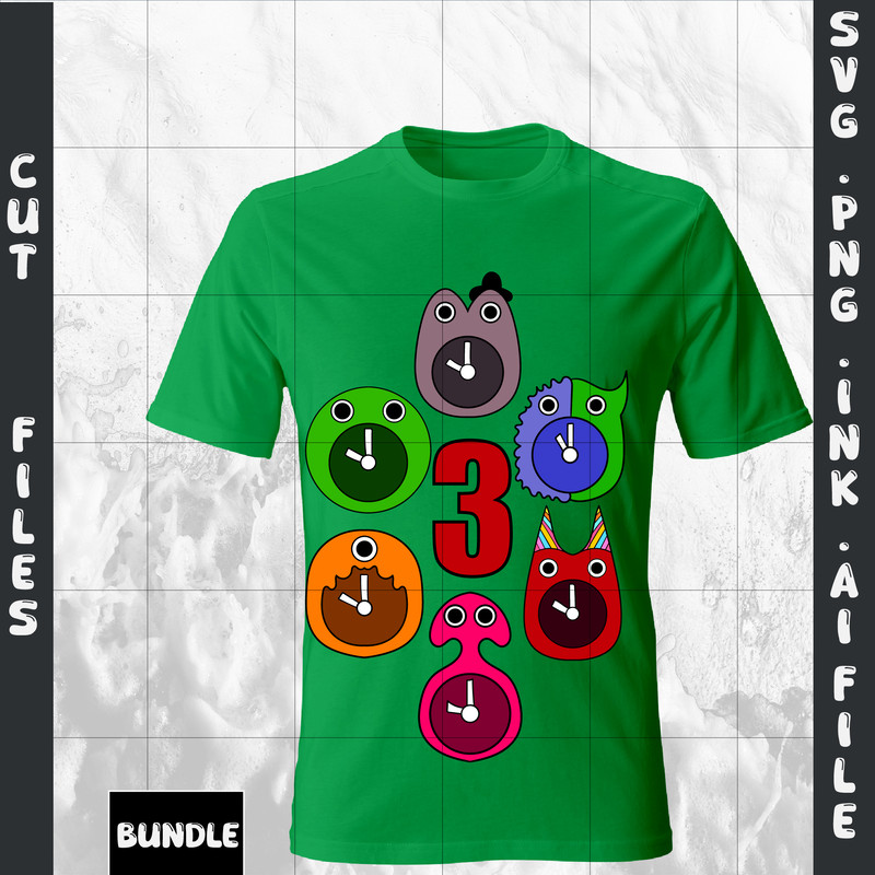 Customizable Banban ClockBitterGiggle ClockJumbo Josh ClockSherrif ClockStinger9th Birthday Gift SV 1