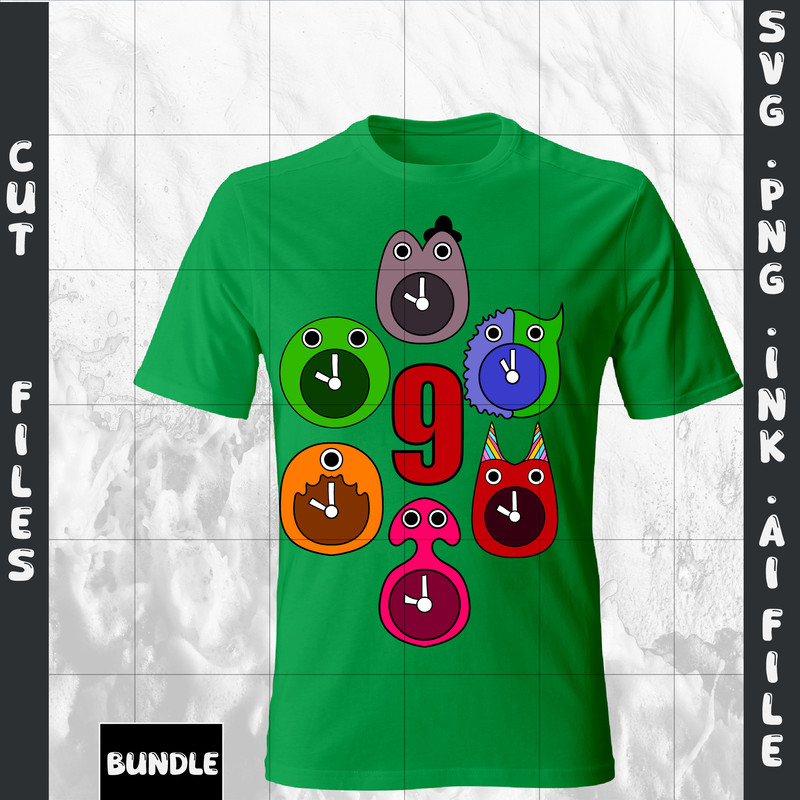 Customizable Banban ClockBitterGiggle ClockJumbo Josh ClockSherrif ClockStinger9th Birthday Gift SV 1