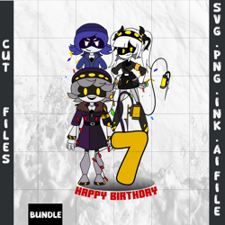 customizable j from murder drones svg, png, uzi from murder drones t-shirt,7th birthday gift, svg,png,ink,pdf