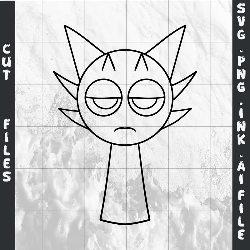 Editable Sprunki SVGPng Sprunki ArthurIncredibox Coloring Pages SVGPNGInkInsatant Dwonload 1