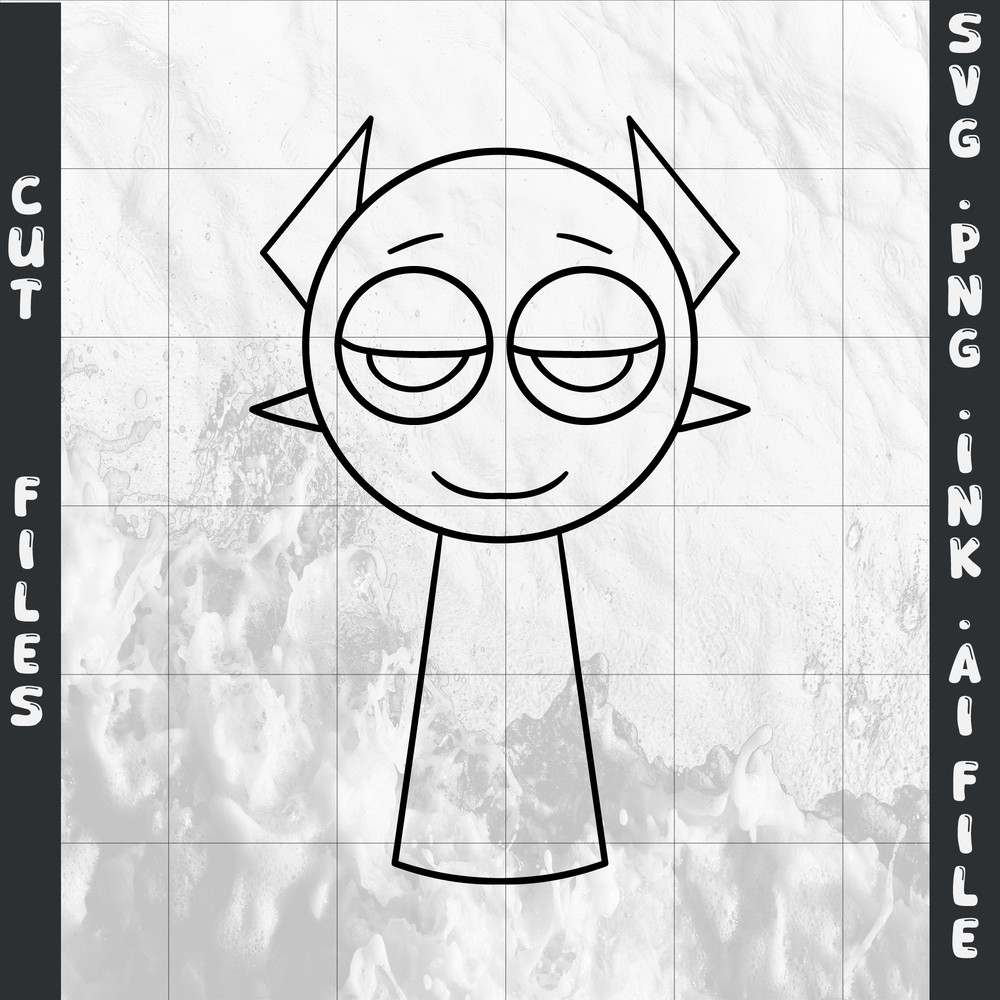 Editable Sprunki SVGPng Sprunki BildeNIncredibox Coloring Pages SVGPNGInkInsatant Dwonload 1