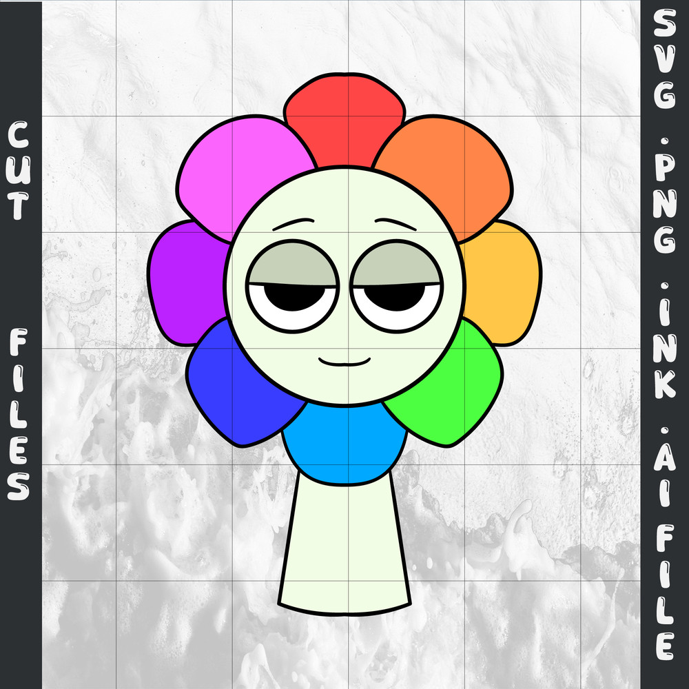 Editable Sprunki SVGPng Sprunki DandyIncredibox Coloring Pages SVGPNGInkInsatant Dwonload 0