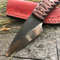 8 Custom Hand Forged D2 Steel Kiridashi Hunting Camping Survival Skinner Knife 2