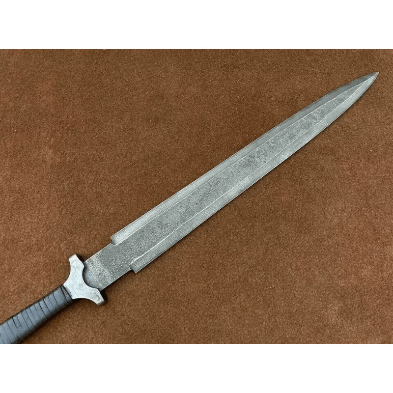 Custom Handmade Medieval Viking Spear Sword Battle Ready Antique Spear Sword 1