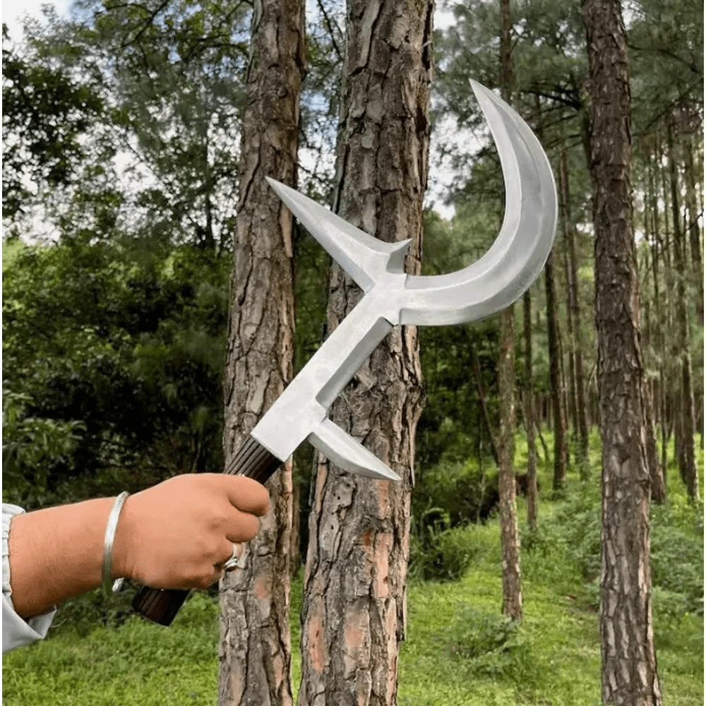 Custom Handmade Carbon Steel Blade Pangboche Machete Sword  Hunting Sword 0