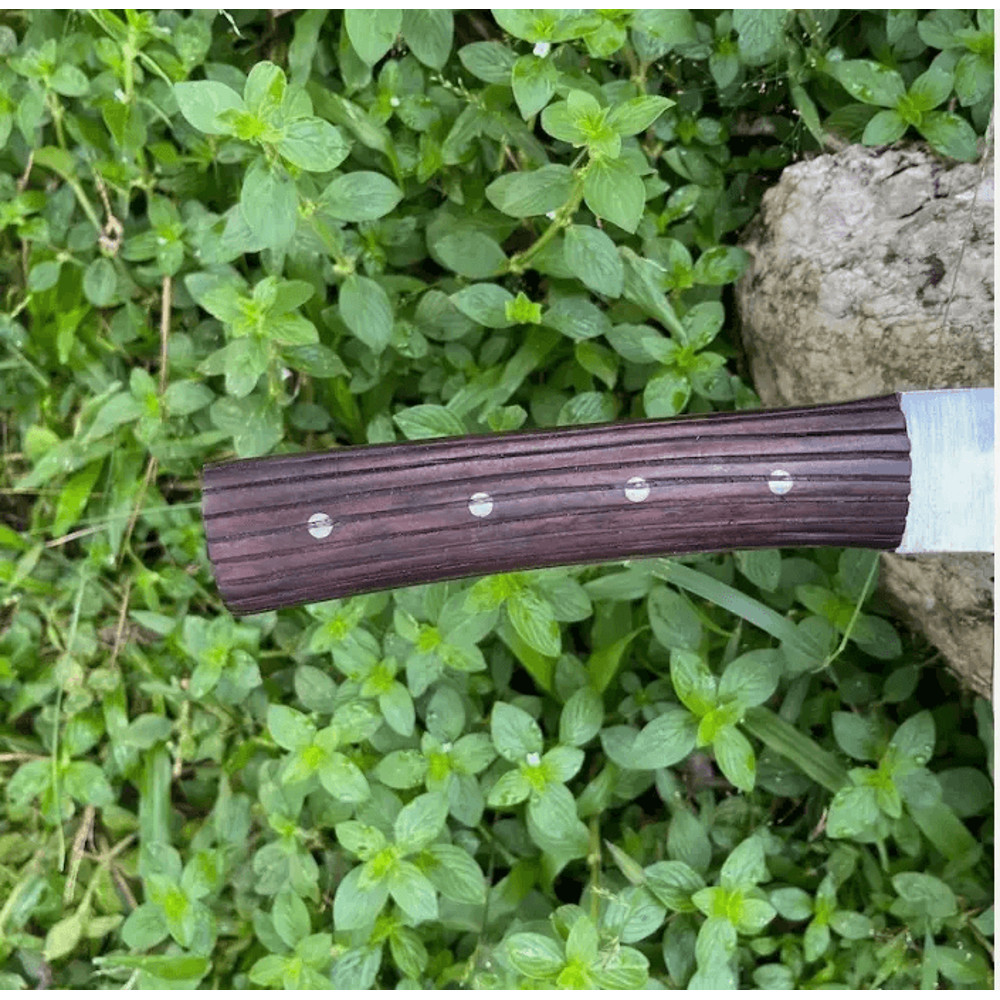 Custom Handmade Carbon Steel Blade Pangboche Machete Sword  Hunting Sword 6