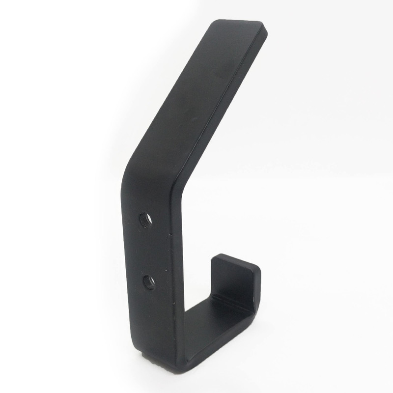 4 Double Hook A Black Steel Coat Iron Modern Farmhouse Rustic Industrial 4