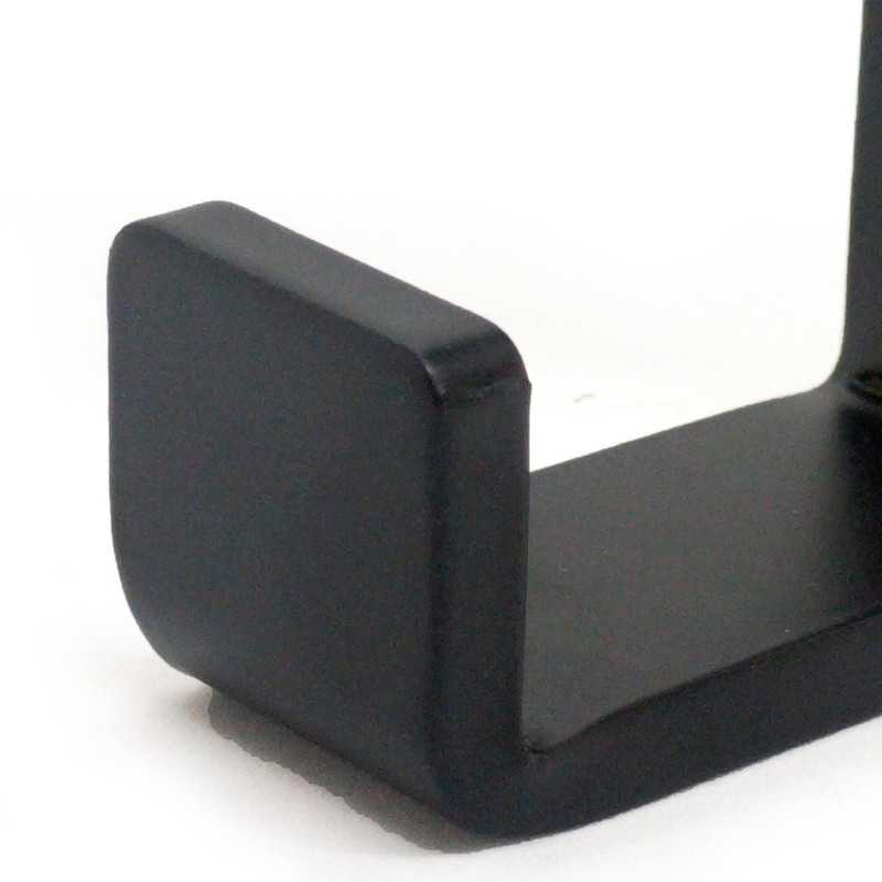 4 Double Hook A Black Steel Coat Iron Modern Farmhouse Rustic Industrial 6