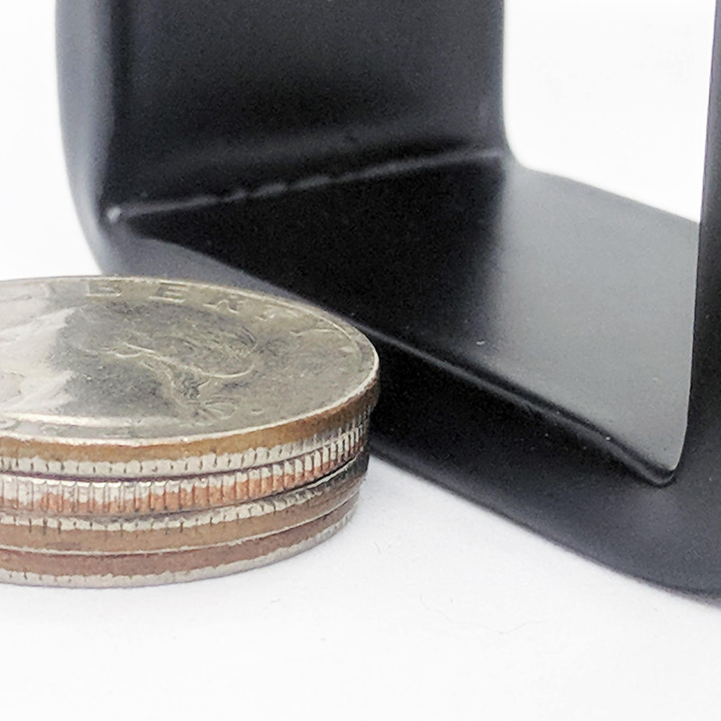 4 Double Hook A Black Steel Coat Iron Modern Farmhouse Rustic Industrial 7