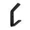 4 Double Tilted Hook Black Steel Coat Iron Modern Farmhouse Rustic Industrial 6