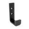4 Single Coat Hook Black Steel Iron Modern Farmhouse Rustic Industrial 1