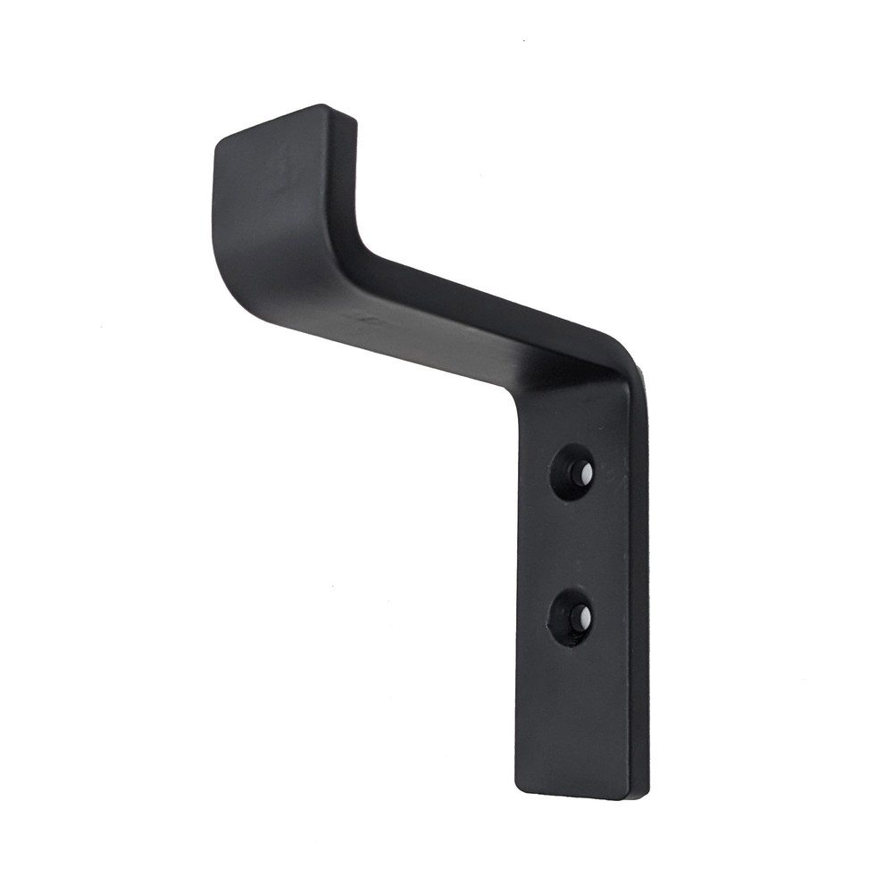 4 Single Hook B Coat Black Steel Iron Modern Farmhouse Rustic Industrial 5