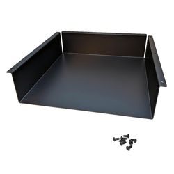 under desk mount storage shelf for coffee tables, desks, tv stands, kitchens