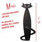 Atomic Kitty Family Black Metal MCM Cat Wall Decor Art  Mid Century Modern Design 50s Mod 4