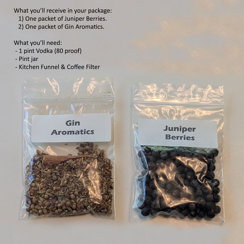 DIY NoFrills Bathtub Gin Kit Each Packet Set Makes 16 Oz 1