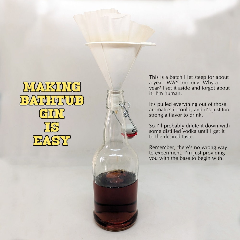 DIY NoFrills Bathtub Gin Kit Each Packet Set Makes 16 Oz 5