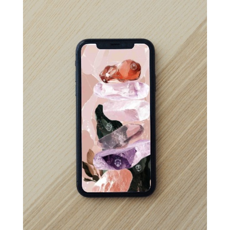 Wellnessl Serenity Crystal Phone Wallpaper 6