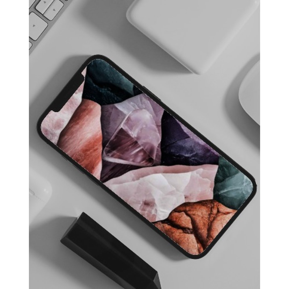 Serenity Gemstone Abstract Phone Wallpaper 0