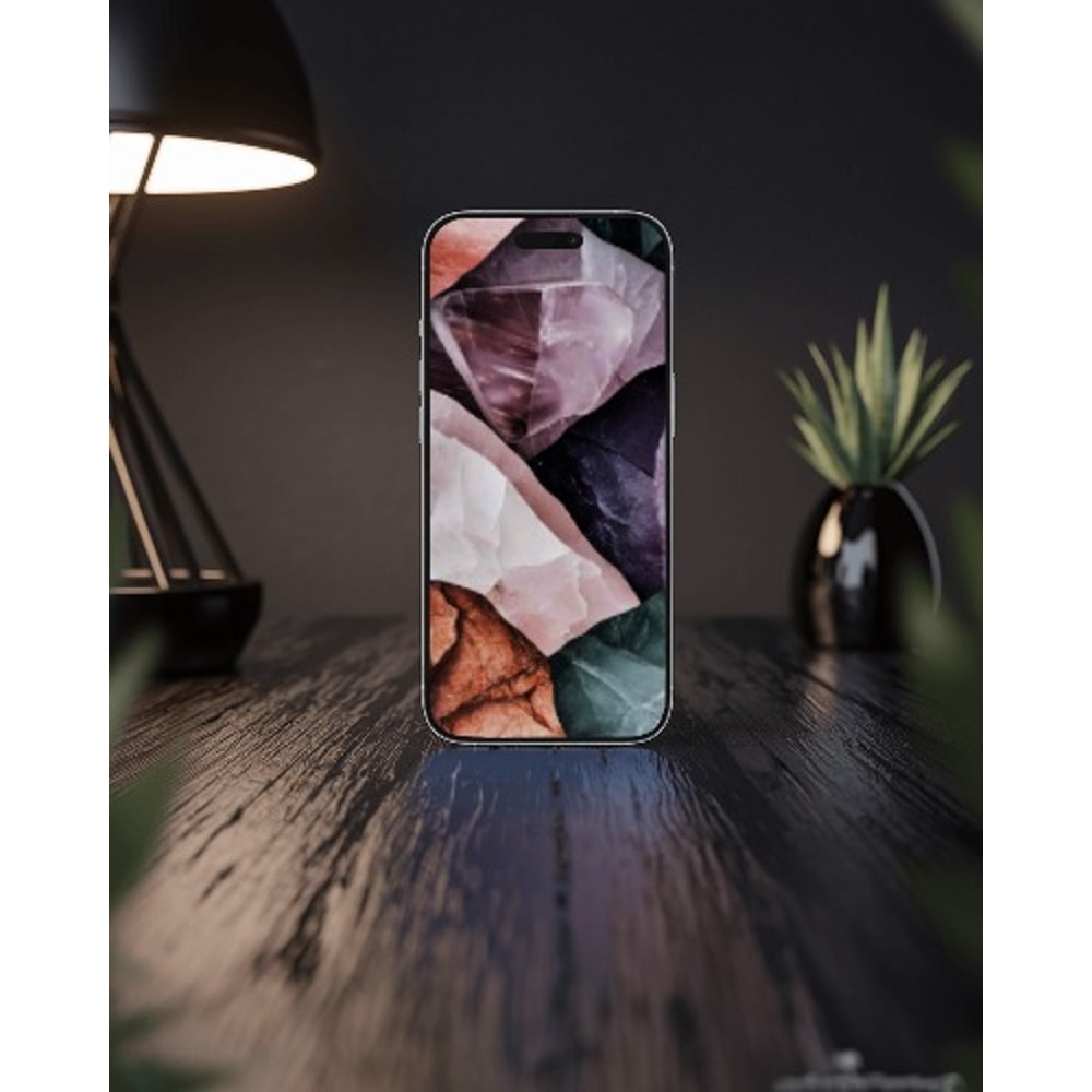 Serenity Gemstone Abstract Phone Wallpaper 5