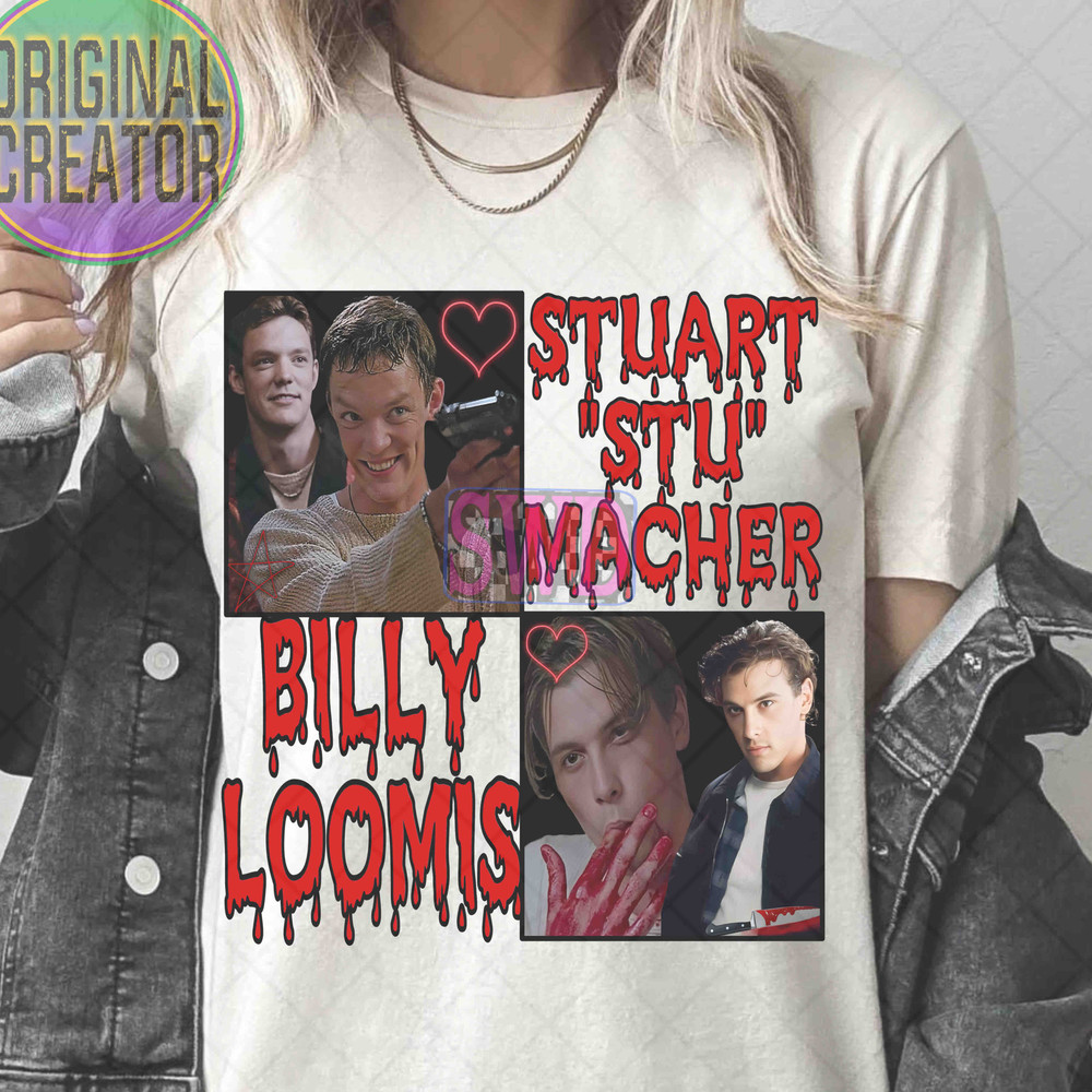Scream BillyStuart SublimationMatthew Lillard SublimationSkeet Ulrich Sublimation Scream Graphic Design 1