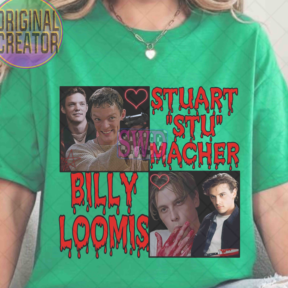 Scream BillyStuart SublimationMatthew Lillard SublimationSkeet Ulrich Sublimation Scream Graphic Design 2