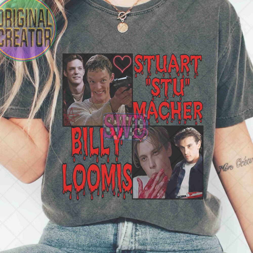 Scream BillyStuart SublimationMatthew Lillard SublimationSkeet Ulrich Sublimation Scream Graphic Design 3