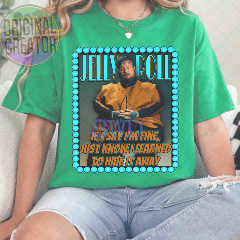 JELLYROLL LYRICS Jelly Roll Sublimation I Am Not Ok Digital Png Dtf Punchy Png Western Digital Country Music Png 1