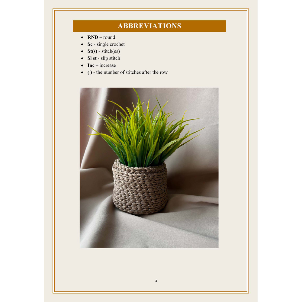 Crochet Round Basket Pattern PDF DIY Bathroom Organization Boho Home Decor Christmas Gift For Mom 2