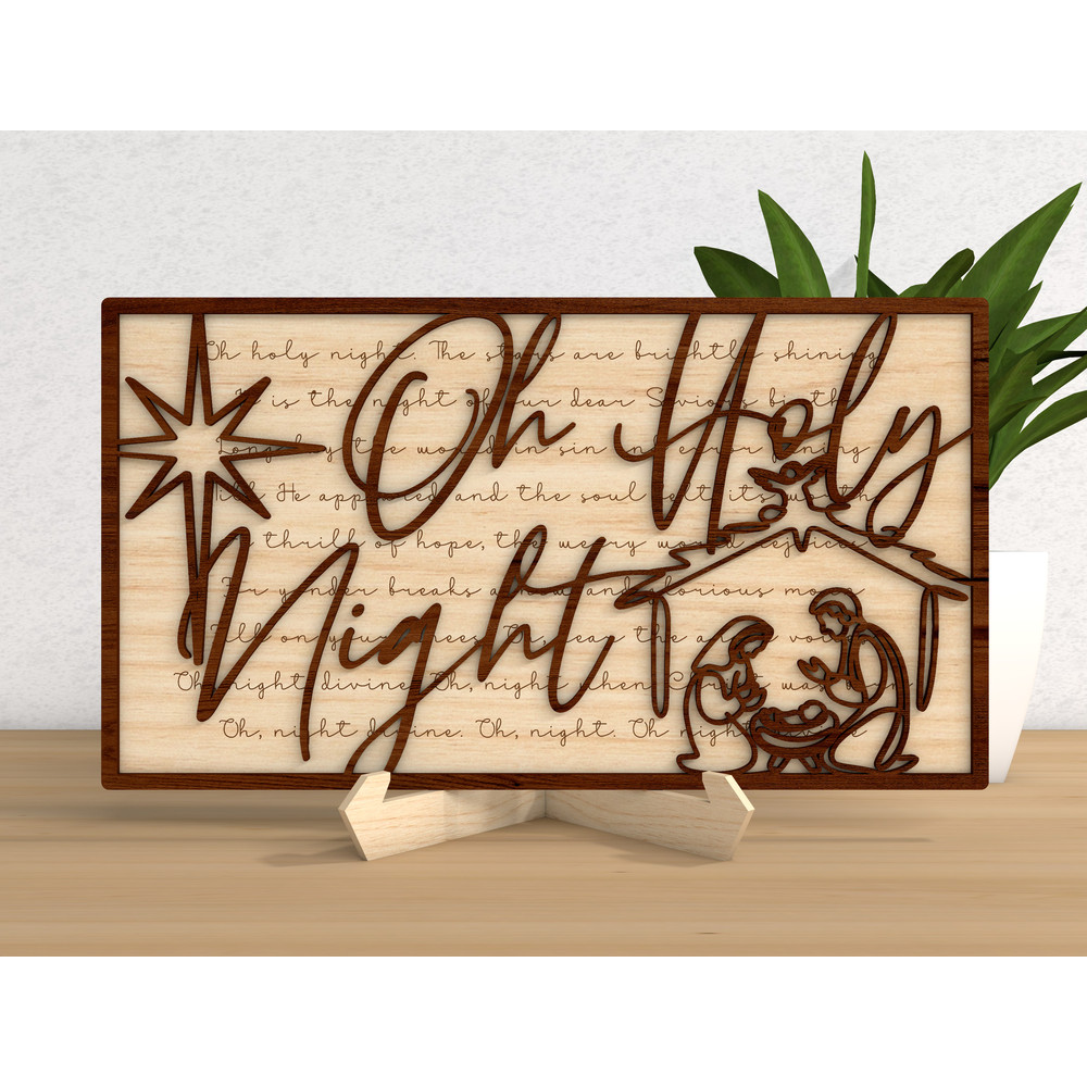Nativity Standing Decor Amazing Grace Svg Nativity Scene SvgMary Did You Know Svg Religious Svg Christmas Decor SVG 2